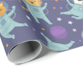 動物宇宙飛行士 ラッピングペーパー (ロールコーナー)