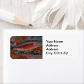 動物差出人住所ラベルニジマス。 ラベル (インサイチュ)