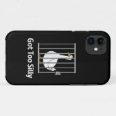 動物得の間抜け値おもしろい値に対するガチョウのピュンすぎるユーモア Case-Mate iPhoneケース (裏面(横))
