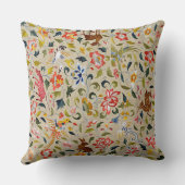 動物性絹刺繍クッション クッション (裏面)