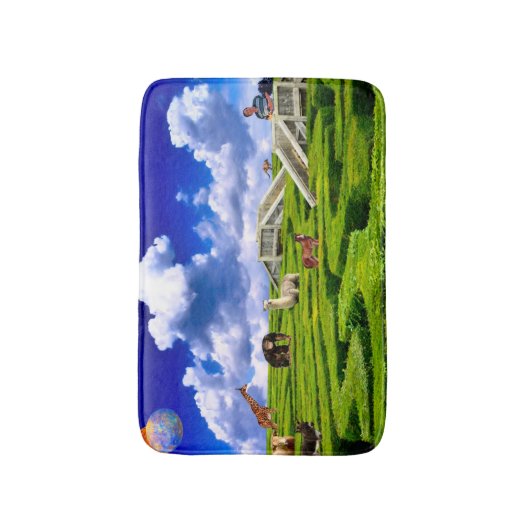 動物惑星 バスマット (正面縦)