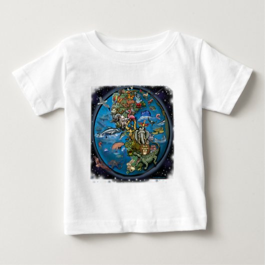 動物惑星 ベビーTシャツ (正面)