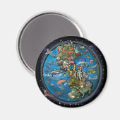 動物惑星 マグネット (正面/裏面)