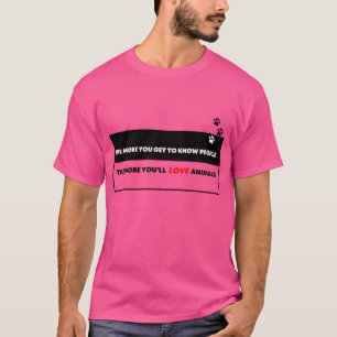 動物愛ギフト Tシャツ