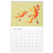 動物愛好家かわいい動物の女の子ギフト カレンダー (1月 2026)