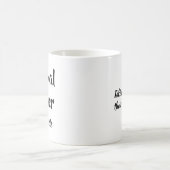 動物愛好家とIの投票 コーヒーマグカップ (中央)