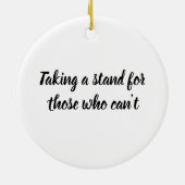 動物愛好家とIの投票 セラミックオーナメント (裏面)