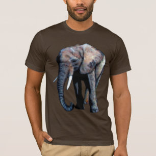 動物愛好家のためのアフリカゾウのアートワーク! Tシャツ
