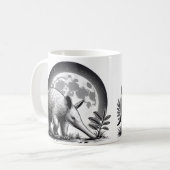 動物愛好家のためのアードバークマグ コーヒーマグカップ (正面左)