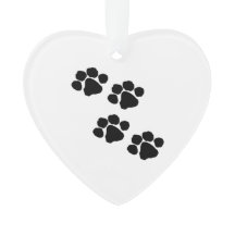 動物愛好家のためのペット足のプリント