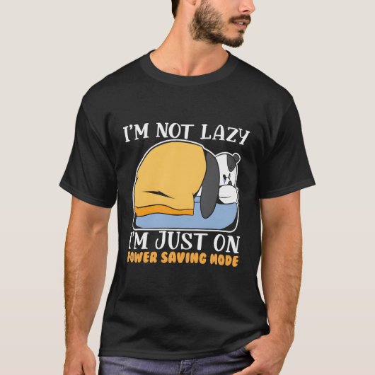 動物愛好家のための電源モードのパンダ Tシャツ (正面)
