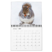 動物愛好家またはギフト用のリスのカレンダー カレンダー (1月 2027)