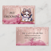 動物愛好家やペットケアに最適 名刺 (正面/裏面)