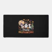動物愛好家オーナーハッピーハロサンクスマスエッセンシア デスクマット (正面)