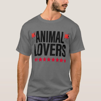 動物愛好家ギフト Tシャツ