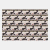 動物愛好家ペットの写真 ラッピングペーパーシート (正面2)