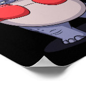 動物愛好家ボクシングマッチスポーツファイティングボクサー2 ポスター (角)