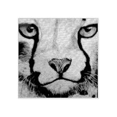 動物愛好家大きな猫 ラバースタンプ (インプリント)