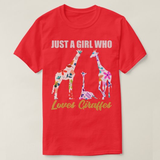 動物愛好家女性女子キッズギフトアフリカサファリG Tシャツ (デザイン正面)