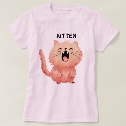 動物愛好家猫 Tシャツ (デザイン正面)