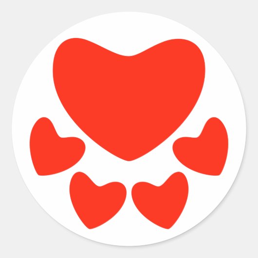 動物愛好家 ラウンドシール (正面)