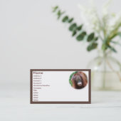 動物愛好家 名刺 (スタンド正面)