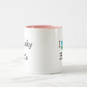 動物愛好家_Iハートマイハスキー ツートーンマグカップ (中央)