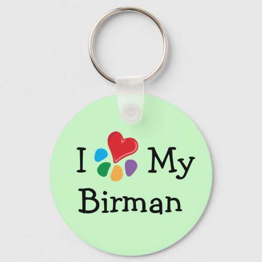 動物愛好家_Iハートマイバーマン キーホルダー (正面)