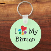 動物愛好家_Iハートマイバーマン キーホルダー (正面)