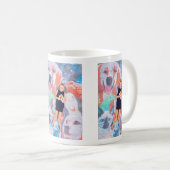 動物愛好家- Kids Art for CHOC コーヒーマグカップ (正面右)