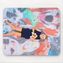 動物愛好家- Kids Art for CHOC マウスパッド