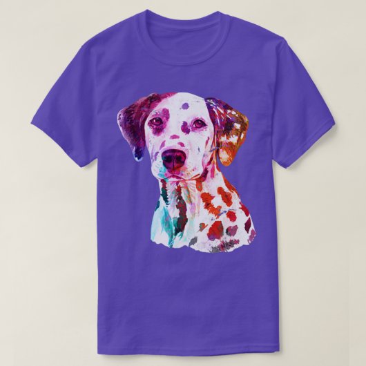 動物愛犬ダルマチア Tシャツ (デザイン正面)