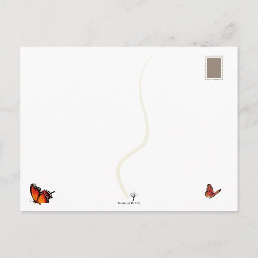 動物愛犬 ポストカード (裏面)