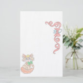 動物愛猫文房具 便箋 (スタンド正面)