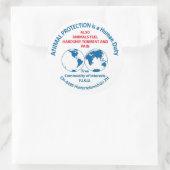 動物愛護はFIGUの人間の責務 ラウンドシール (バッグ)