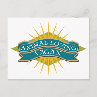 動物愛護ビーガン ポストカード