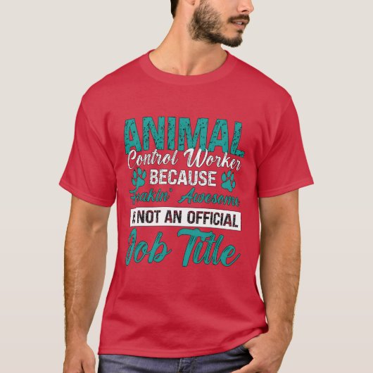 動物愛護官 動物管理職員 保護犬猫が大好き Tシャツ (正面)