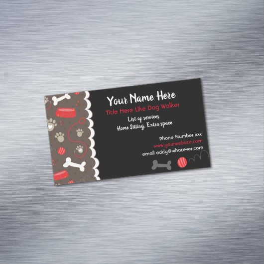 動物愛護犬TPYS名刺 マグネット名刺 (インサイチュ)