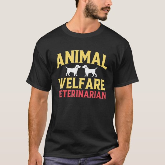動物愛護獣医、野生動物 Tシャツ (正面)