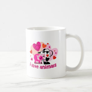 動物愛 コーヒーマグカップ