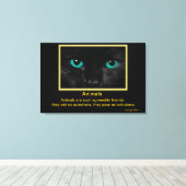 動物感動的引用文8 キャンバスプリント (インサイチュ (ウッドフロア))