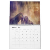 動物感動的芸術カレンダー カレンダー (2月 2026)