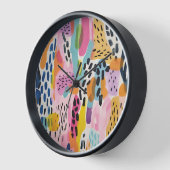 動物抽象芸術モダンレトロ 壁時計 (傾斜)