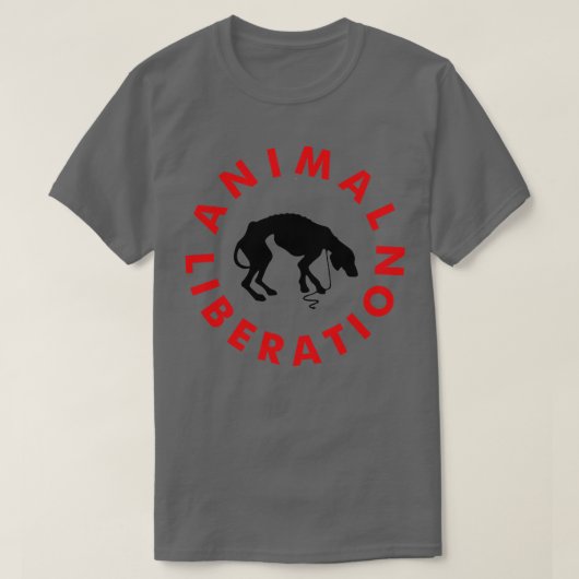 動物放出 Tシャツ (デザイン正面)