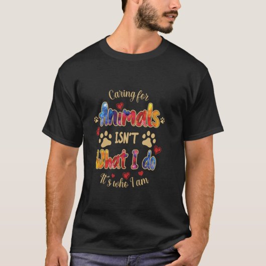動物救出動物権利活動家動物歓迎 Tシャツ (正面)