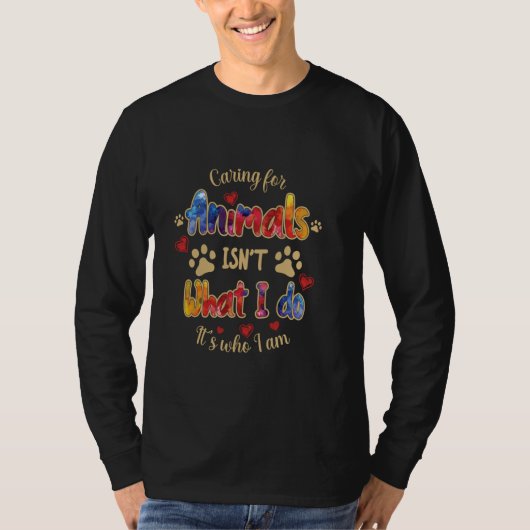 動物救出動物権利活動家動物歓迎 Tシャツ (正面)