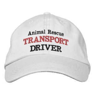 動物救出運搬用帽子刺繍帽 刺繍入りキャップ