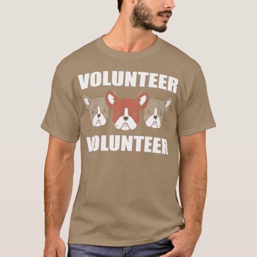 動物救助ボランティア仲間 Tシャツ (正面)