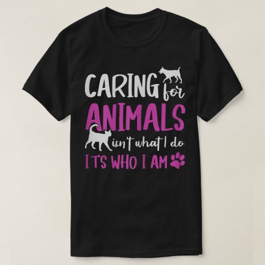 動物救助ボラ気にンティア Tシャツ (デザイン正面)