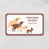 動物救助犬 名刺 (正面)